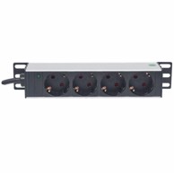 NAVIATEC PDU 10" NVT-PDU007, s 4 Schuko utičnice, 1U